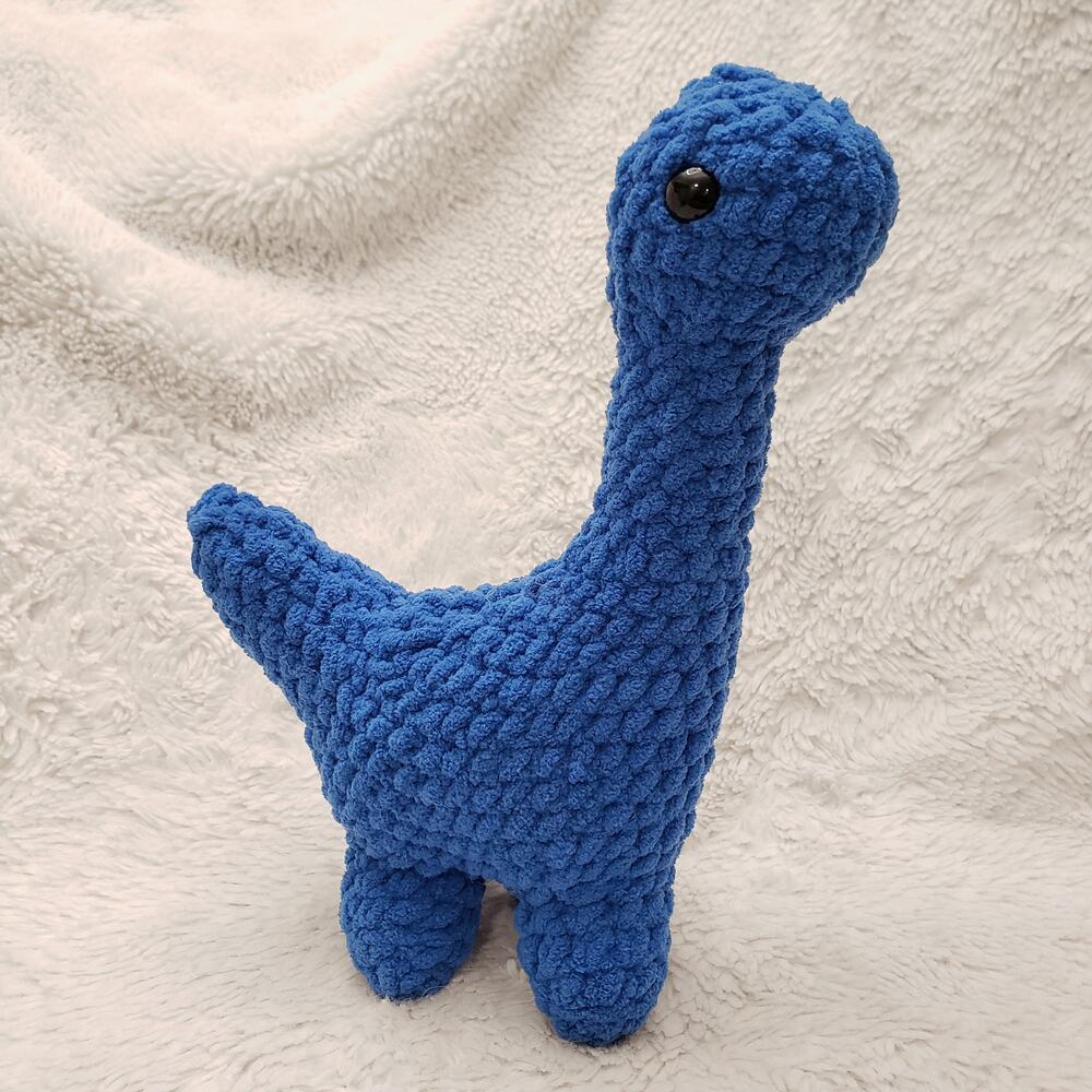 Handcrafted Crocheted Brontosaurus Dinosaur